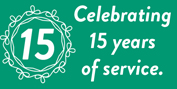 15 years badge-LR