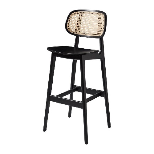 Nebraska Bar Stool Rattan Back JB Commercial Furniture