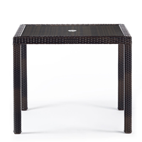 Phuket Rattan Deluxe 4 Seat Square Dining Set JB Commercial Furniture