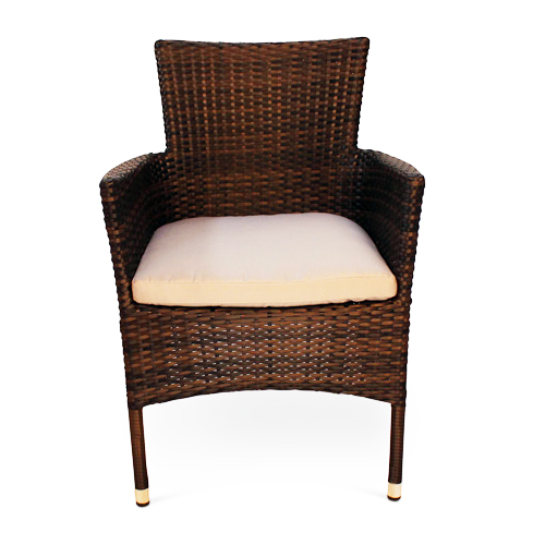 Phuket Rattan Deluxe 4 Seat Square Dining Set JB Commercial Furniture