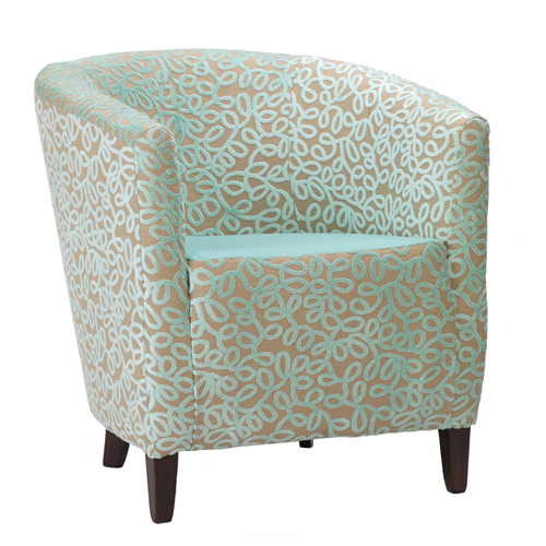 Animal print sales tub chair
