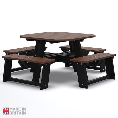 Square plastic picnic table discount