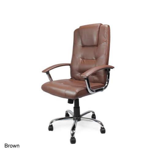 Asset Highback Leather Faced Executive Armchair JB Commercial Furniture