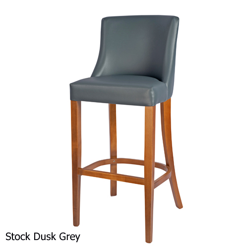 Venice bar stool clearance grey pu leather