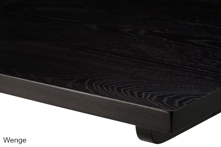 Black wood table top discount
