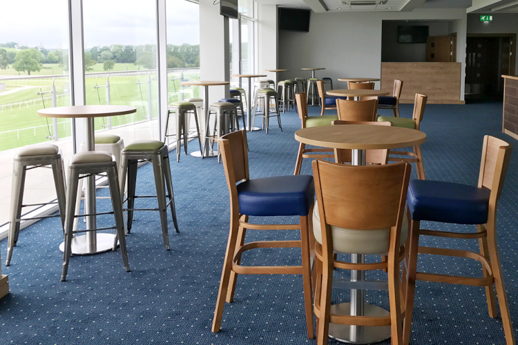 French bistro bar stools, bounty poseur tables and Alpine bar stools