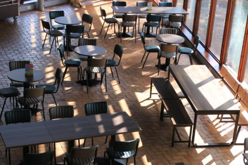 Miller Square Dining Tables, Miller Round Dining Tables, Rally Chairs, Switch Tables HR5