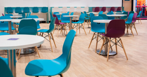 bounty tables with bank side chair