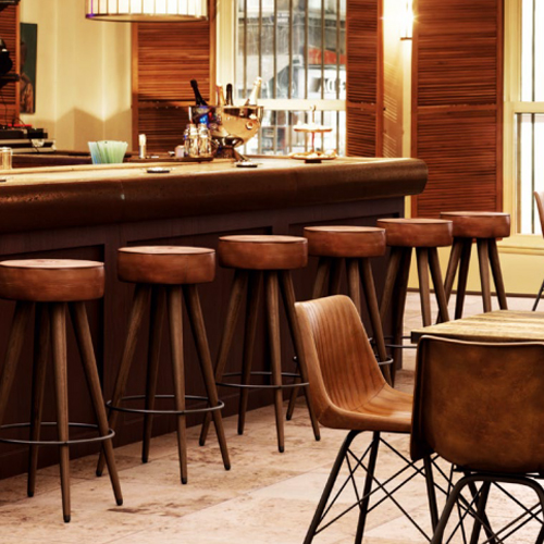 industrial brown chair 